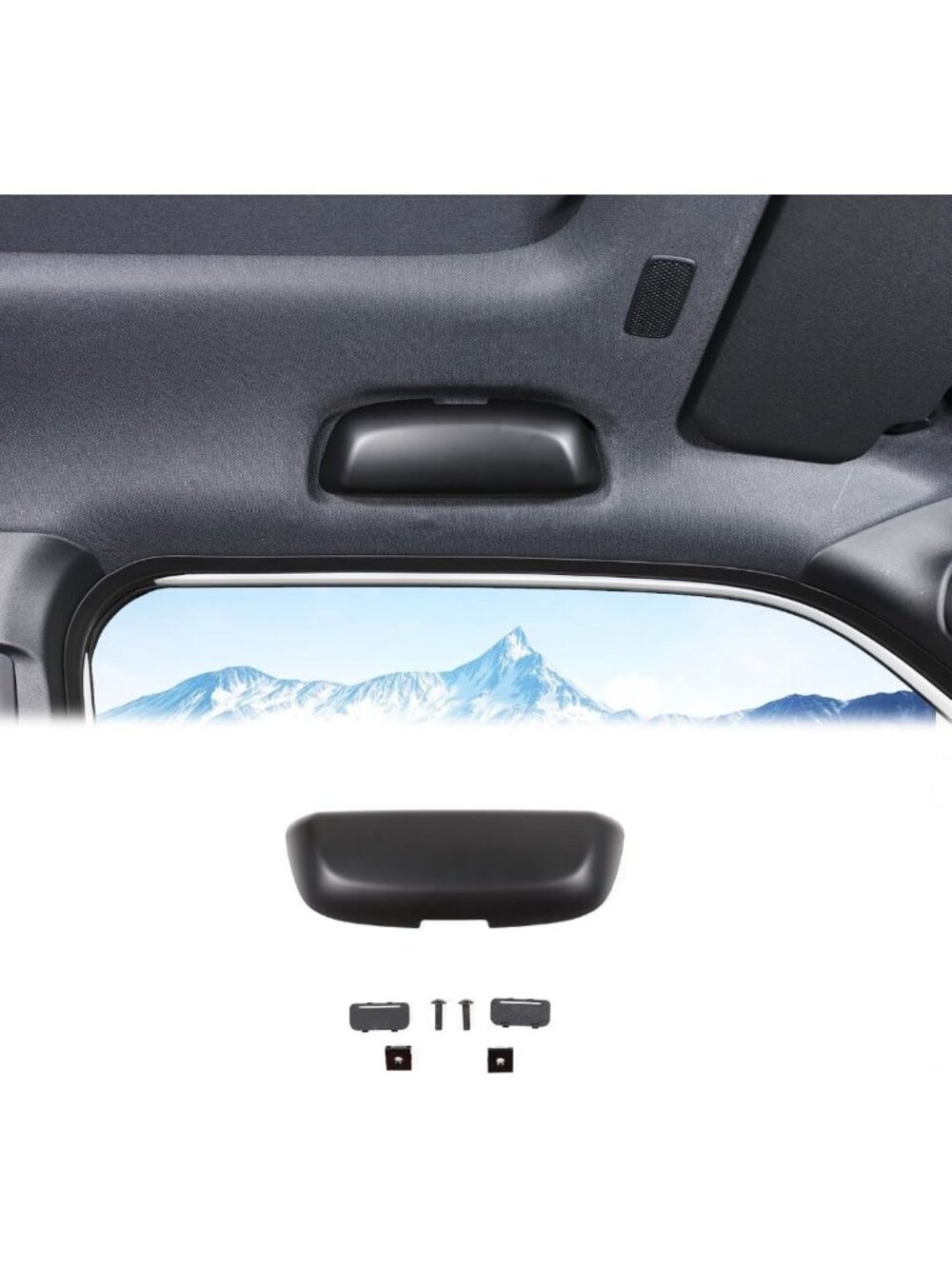 Universal Sunglasses Holder for Toyota Land Cruiser Prado 2024-2026, ABS Storage